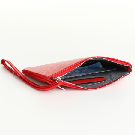 Women's wallet with lightning, red color-4