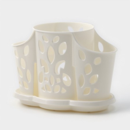 Camelia cutlery stand, 3 departments, color mix