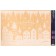 Stick for windows "New Year's town", reusable, 33 x 50 cm, New Year