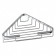 Corner-coat sheet 20 cm chrome artwelle