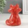 Souvenir Ceramics "Red Fox" 6.3x6.7x8.4 cm