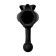 Female Exchange Nazadka for Domi 2, silicone, black color, 12.9 cm