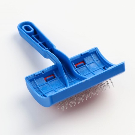 Puchoderma semicircular small with drops, 8.5 x 13 cm, blue-1