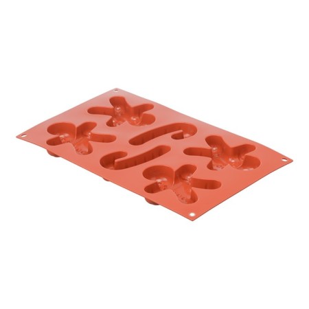 Form for cooking cookies, silicone, 33.6x18x2.4 cm-5