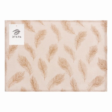 SALFT "feathers" gold 30*45cm, 100% p/e-4