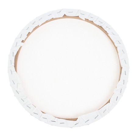 The canvas on the subframe is round D-30 cm, cotton 100%, acrylic soil, 1.5*30 cm, fine-grained, 280g/m²-1
