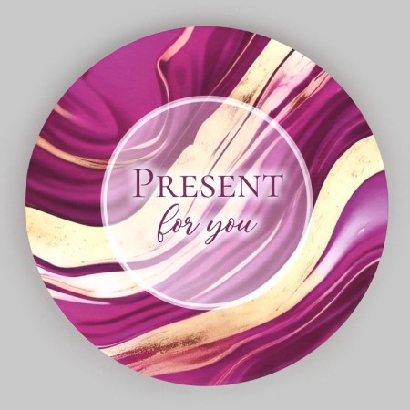A set of hats for flowers 4 in 1, gift packaging, “marble”, 20 x 17.5 - 16 x 14 cm-6