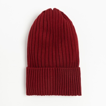 Hat for girls, red color, size 48-52