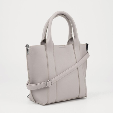 Bag Women's Tout with zipper, gray color-2