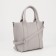 Bag Women's Tout with zipper, gray color