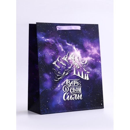 Gift Vertical Gift "Believe in your Forces", M 26 × 32 × 12 cm-1