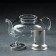 Glass teapot with a metal sieve "Caliopa", 1 liter
