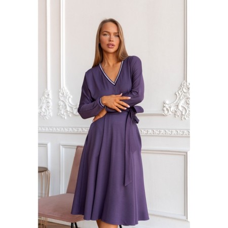 Women's dress, size 42, purple color 5571-5