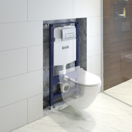 Set 2 B1: Installation and washing the gray IDDIS Optima Home, 200x497x1340 mm-5