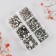 Decor for creativity Glass "Rhinestones. Transparent gray" d = 2-4.8 mm nr 1188 pcs 6x8x1.5 cm