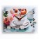 Wall clock: kitchen, "perfect breakfast", silent, 20 x 26 cm
