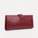Women's wallet on the button, red color