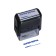 Automatic clip stamp "Copy is true, signature", 38 x 14 mm, black