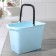 A rectangular bucket, 9.5 l, color mix