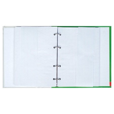 Notebook on rings, 160 sheets in the panda cage, solid cover, glossy lamination, with a change of block-1