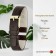 Watch strap, female, 12 mm, harness 65 mm, larynx 105 mm, genuine leather