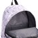 School backpack of textiles on lightning, 4 pockets, lilac color