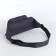 Lightning waist bag, external pocket, gray color