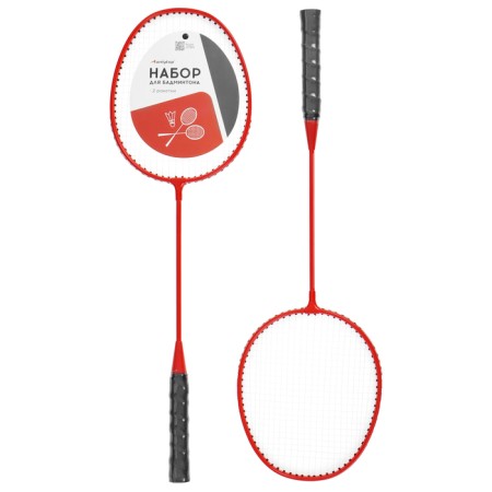 Badminton rackets Onlytop Tactics, aluminum, set 2 pcs., In the case