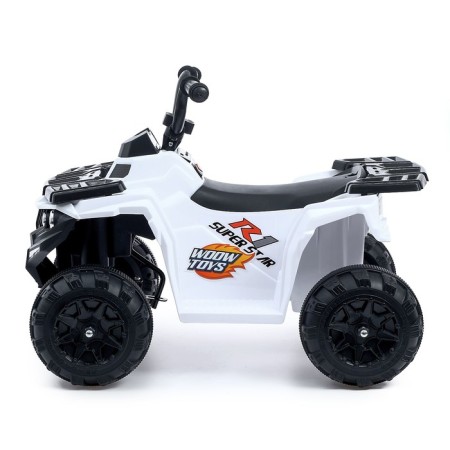 Electric car "Quadrik", white color-1
