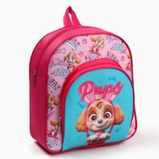 The backpack of the textile is a pocket 25*24*9cm, a puppy patrol