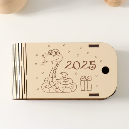 New Year's box "Snake. Good luck" 13x7x4-1