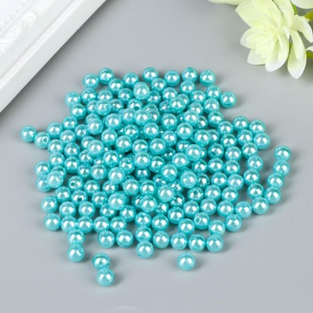 Beads for creativity plastic "Mint-turquoise" set of 200 pcs d = 0.6 cm