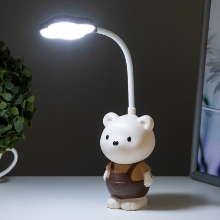 Nightlight "Bear" LED 2W beige-chocolate 7.5x7x12 cm-2