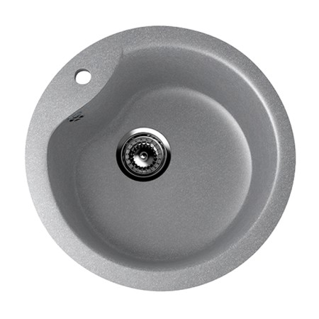 Kitchen Washing Ulgran U102-342, d = 480 mm, artificial stone, color graphite