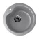 Kitchen Washing Ulgran U102-342, d = 480 mm, artificial stone, color graphite