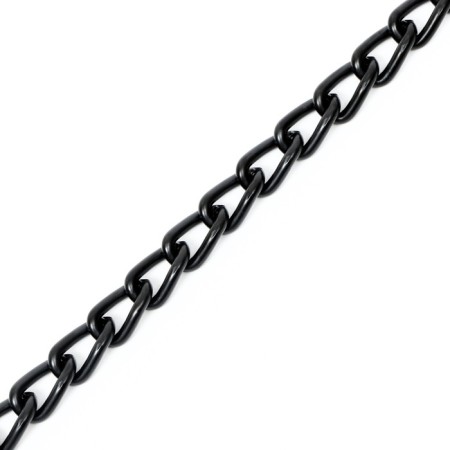 Metal leash, 120 cm x 4 mm, black-4