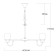 Ella chandelier, size 78x101x78 cm, 320W 8xe14