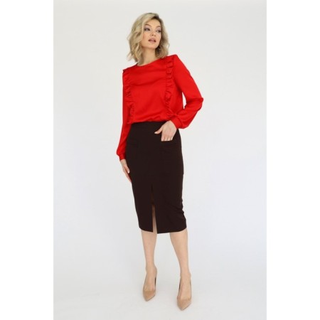 Blouse with ruffles, size 46-3