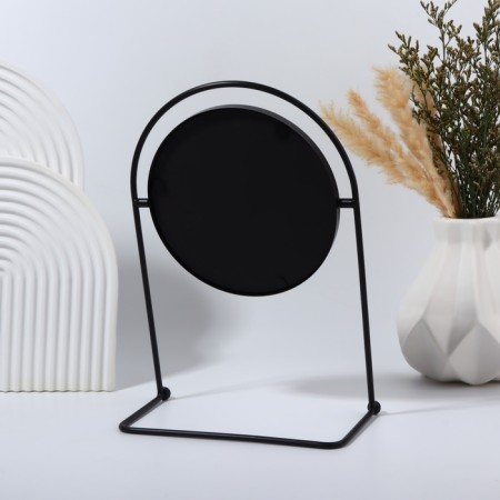 Bohemia desktop mirror, D mirror surface 14.5 cm, black color-4