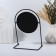 Bohemia desktop mirror, D mirror surface 14.5 cm, black color