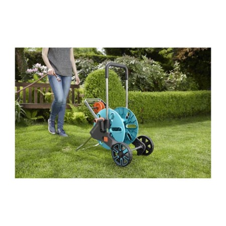 A reel for a hose, on wheels, metal, Aquaroll-5