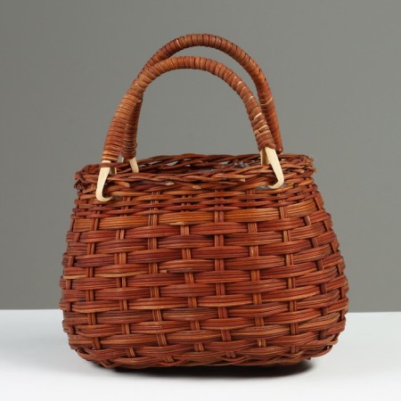 Wicker basket, 17 x 11 x 13.5/25.5 cm, rattan-2