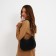 Female bag on one shoulder, on a zipper, black color