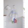 Apron kitchen with a photo print "Rainbow over meadow", adjustable, size OS