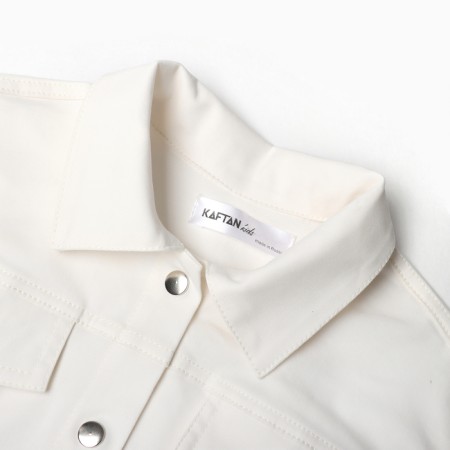 Small shirt upper reproach. Children's Kaftan p. 30 (98-104 cm), milk-5