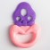 Set of “berries” teethers, 4 pcs, crumb me