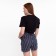 Women's T -shirt with print "Ladi Boss", Black color, size 46