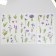 Plastic stickers "Irce" set of 6 sheets 10x18 cm
