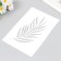 Plastic stencil "branch" 24x16 cm