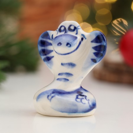 Souvenir "Snake Gosha", Gzhel, 4 cm-1